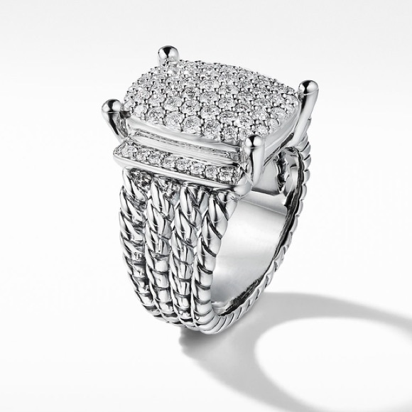 David Yurman Wheaton® Ring with Diamonds - Picture 8 of 10